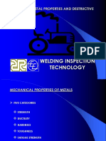 Welding Inspection Technology: Module 6 - Metal Properties and Destructive Testing