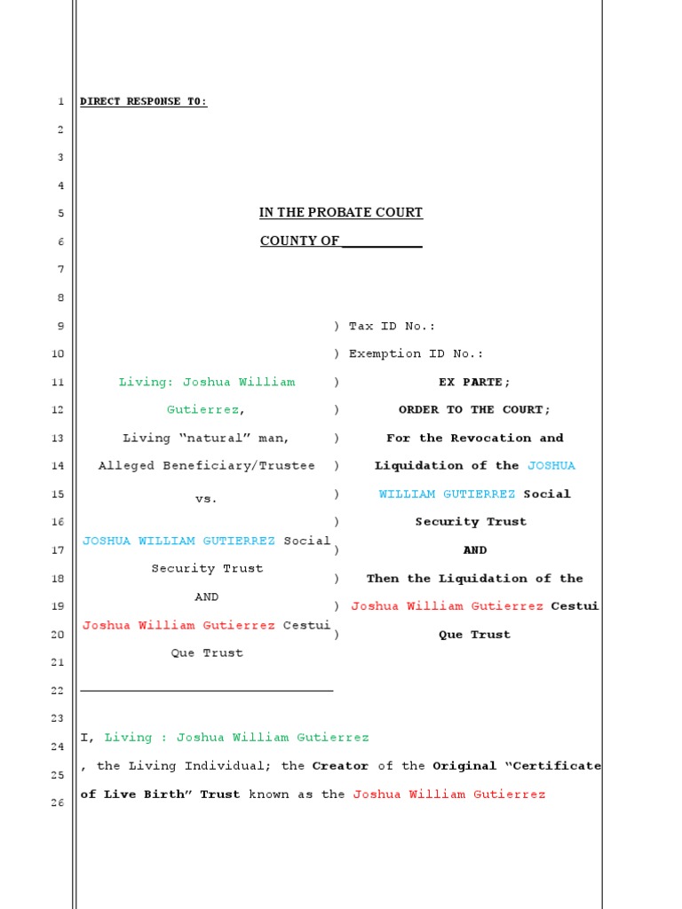 Court Order To Close Trust PDF Beneficiary (Trust) Trust Law