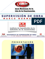 Residencia y SupervisioÌ-n de Obra y Su Marco Normativo 2012 PDF