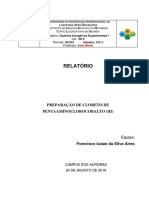 Prática II - Inorgânica Expeirmental II (Licenciatura) (1).docx