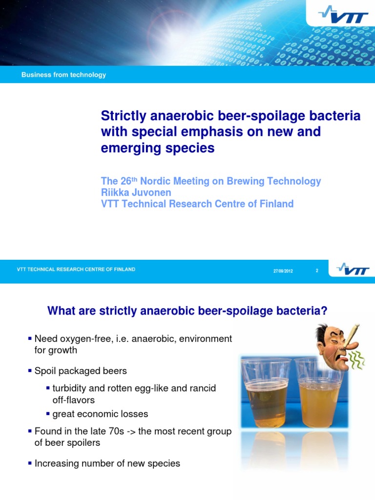 NR 23 Strictly Anaerobic Beer Spoilage Bacteria With Special Emphasis