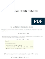 Factorial de Un Numero