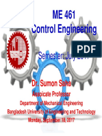 Control System RequirementsAn ideal control system would:- Be stable- Provide absolute accuracy (maintain zero error)  - Respond instantaneously