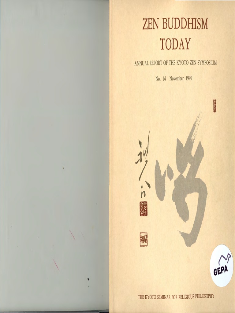 Zen Buddhism Today 14 PDF | PDF | Absolute (Philosophy) | Reason