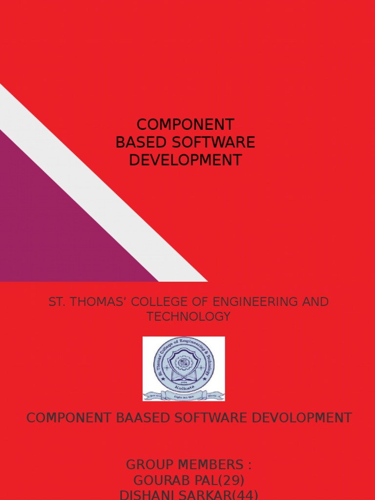 Component Based Software Development | PDF | Component Based Software ...