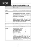 Determination of Acid Number and Free Fatty Acids (FFA) in Fats and ...