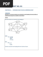 Assignment No. 1, DCC