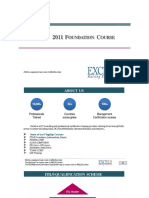 ITIL® 2011 F C: Oundation Ourse