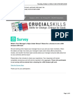 Crucial Skills Newsletter