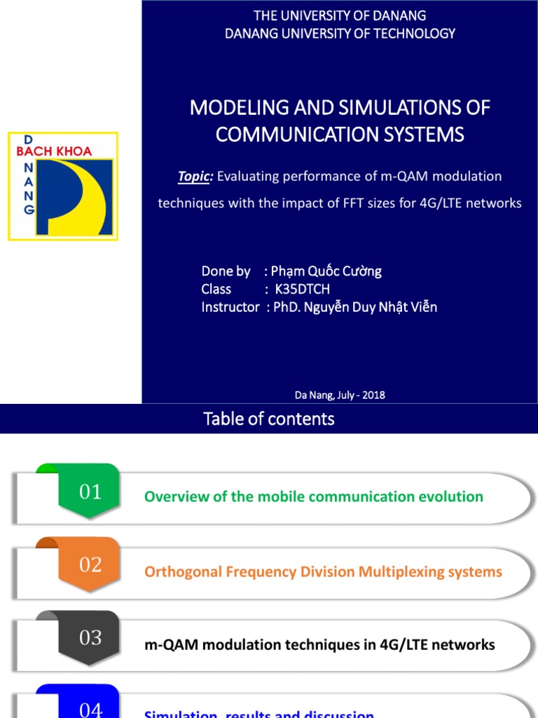 m-QAM Modulation in 4G/LTE Systems | PDF | Modulation | Orthogonal ...