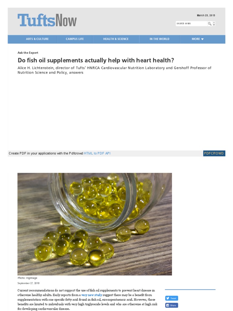 Now Tufts Edu Articles Do Fish Oil Supplements Actually Help PDF