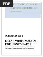 Chemistry Practicals First Years 87-3 PDF