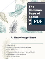 The Common Base of Social Work: Practice