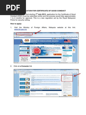 Malaysian Guidelines Ministry Of Foreign Affairs Malaysia