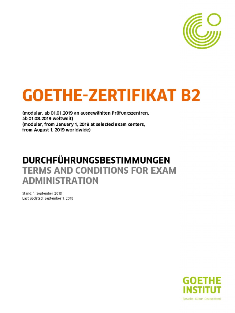 b2 Exam Format | PDF