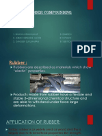 RUBBER COMPOUNDING: RAW MATERIALS AND APPLICATIONS