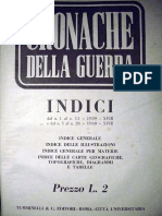 Cronache Della Guerra - Indice Anno 1 e 2 Dal 1 Al 26