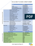 EWM & MM Transaction Code "Cheat Sheet" - 1547177617 PDF