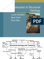 Introduction To Structural Geology: Laurel Goodwin Basil Tikoff Paul Riley