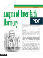 Harmony Enigma of Inter-Faith: Paaras 1