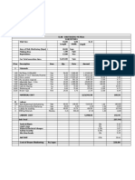 SLAB SHUTTERING COST CALCULATION