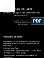 05. Clase 05 La Cultura Griega El Desarrollo Del Arte de Occidente