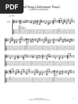 Island Song Adventure Time Pdf Irish Musical Instruments European Musical Instruments