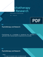 Psychotherapy and Research: Click To Edit Master Title Style