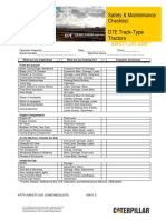 Safety & Maintenance Checklist - D7E Track-Type Tractors V0611.2 PDF
