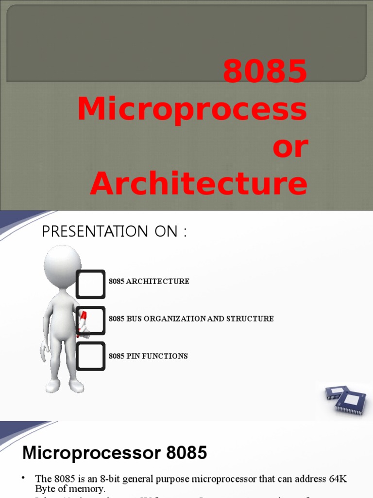 8085 Microprocess or Architecture | PDF | Input/Output | Central ...