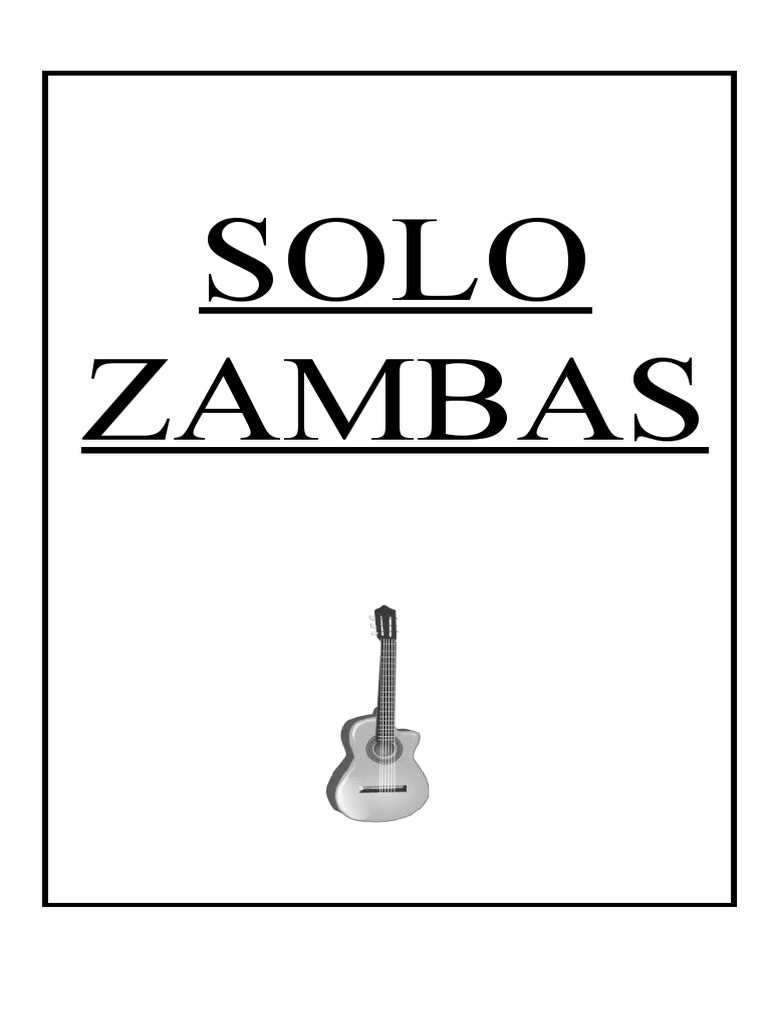 Aclarar comienzo tragedia 1 Solo Zambas | PDF | Carnaval | Entretenimiento (general)