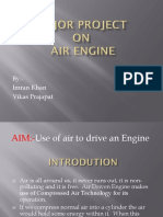 Use of Compressed Air to Drive an Engine