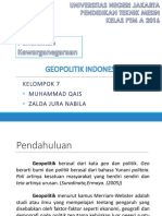 Studi Kasus Geopolitik Indonesia Kelompo