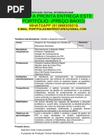 Portfólio Rh 2 e 3 Semestres Temos a Pronta Entrega Whatsapp 91988309316