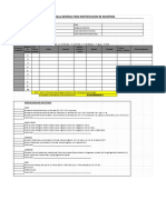 Planilla Identificación de Muestras