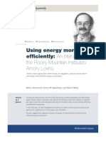 MCK Using Energy More Efficiently