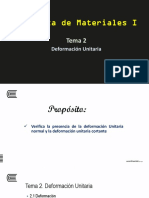 Tema 2 - Deformacion Unitaria