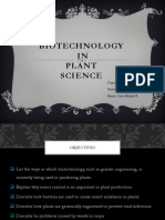 Biotech Advances in Plant Science