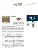 Ervas, Condimentos e Especiarias - Só Nutrição