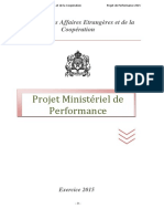 Projet Ministériel de Performance