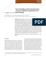 Growth and Survival of Blowfly Lucilia Sericata Larvae