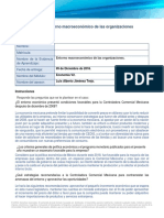 Entorno Macroeconómico de Las Organizaciones