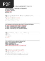 Data Structure and Algorithm MCQ