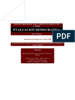 Evaluacion Democratica