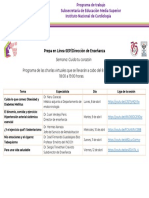 Programa Semana Cuidado Tu Corazón/Prepa en Linea SEP