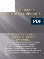 Customer Handling