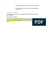 0 - Deficiencia Mental Severa o También Discapacidad Intelectual