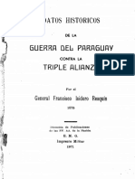 Francisco Isidoro Resquin, Datos Historicos de La Guerra Del Paraguay Contra La Triple Alianza