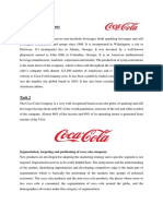 Assignment Coca Cola