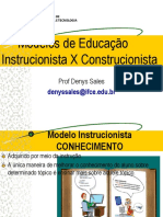 (SLIDE) Modelos Instrucionista e Construcionista de Educação - 140407180253-Phpapp02